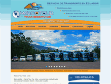 Tablet Screenshot of marcotour.com